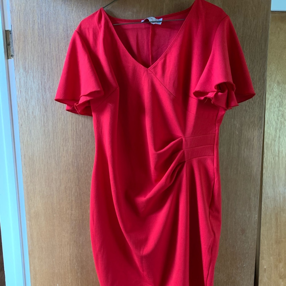 Knee length maternity cocktail dress
